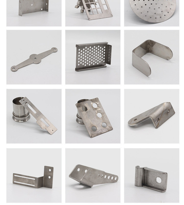 SGCC Metal Laser Cutting Parts Stainless Carbon Steel 0.01-0.1mm Galvanized Sheet Metal Fabrication