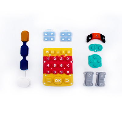S7 Silicone Injection Molding Compression Molding 0.1-0.01mm For Silicone Rubber Button Product